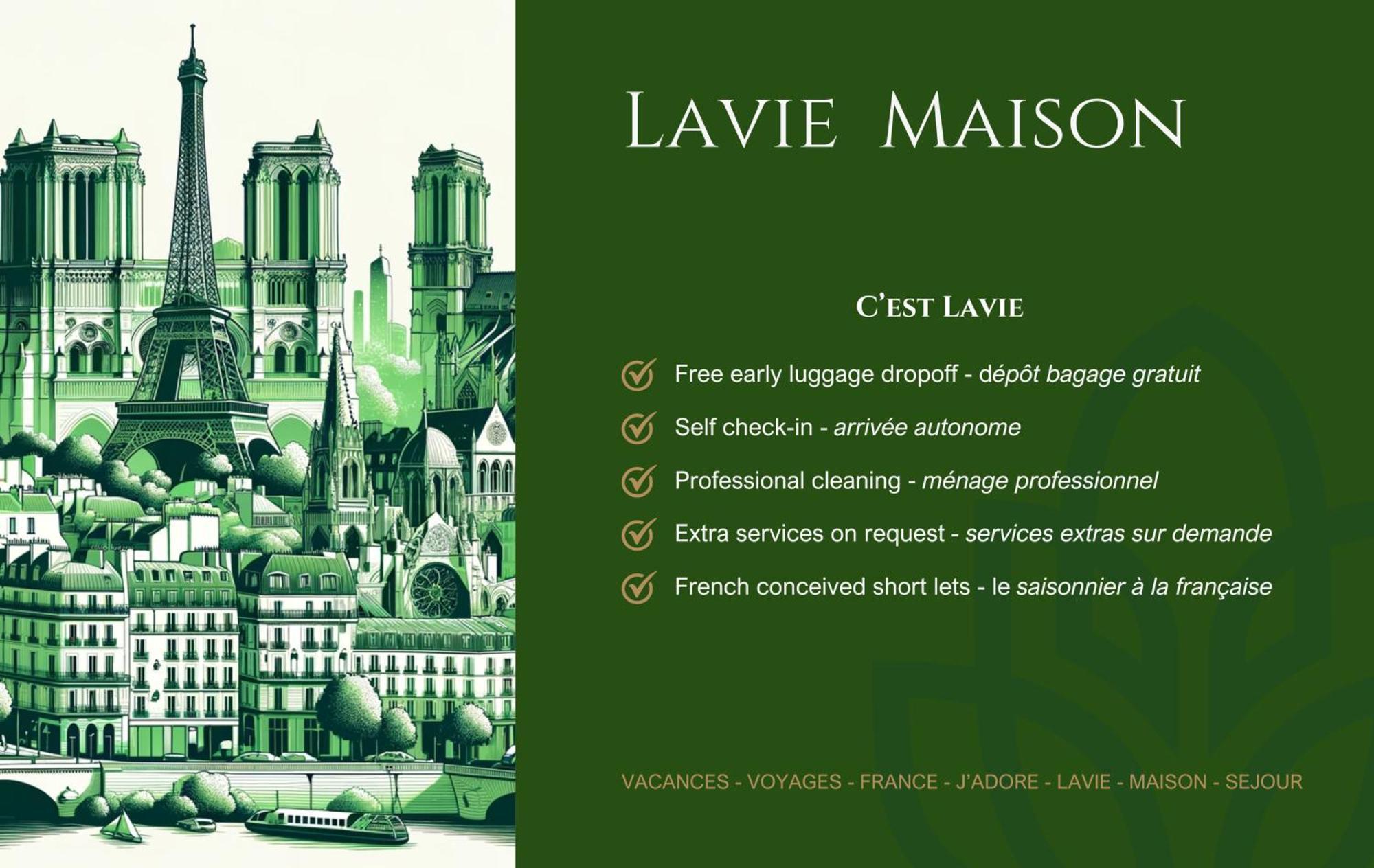 Lavie Maison Balneo Garden Flat Bordeaux Exteriér fotografie